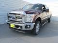 2016 Bronze Fire Metallic Ford F350 Super Duty Lariat Crew Cab 4x4  photo #7