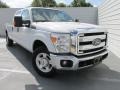 Oxford White - F250 Super Duty XLT Crew Cab Photo No. 2