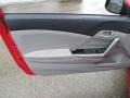 Gray 2012 Honda Civic LX Coupe Door Panel