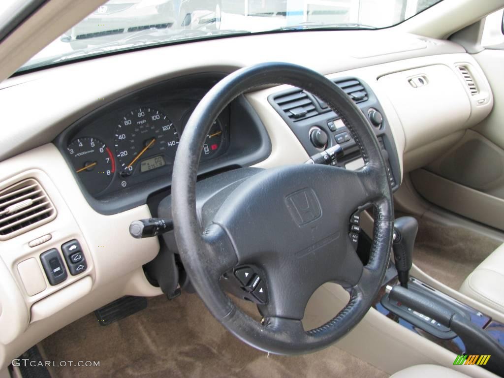 1999 Accord EX V6 Coupe - Taffeta White / Ivory photo #10