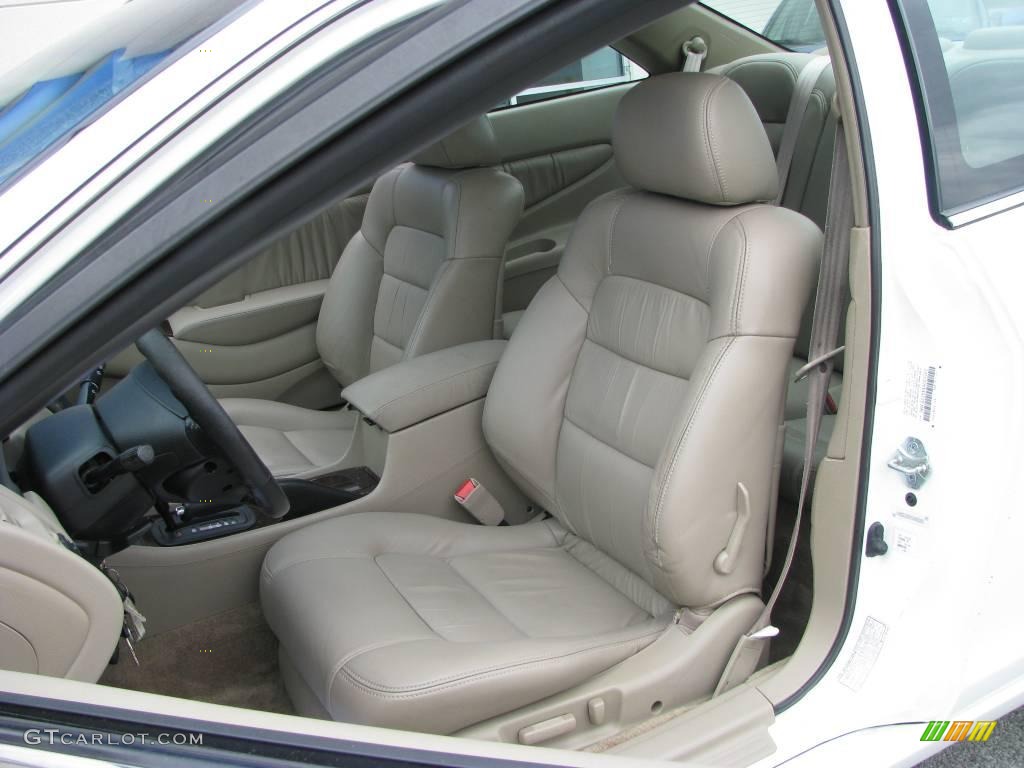 1999 Accord EX V6 Coupe - Taffeta White / Ivory photo #11