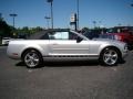 2008 Brilliant Silver Metallic Ford Mustang V6 Deluxe Convertible  photo #2