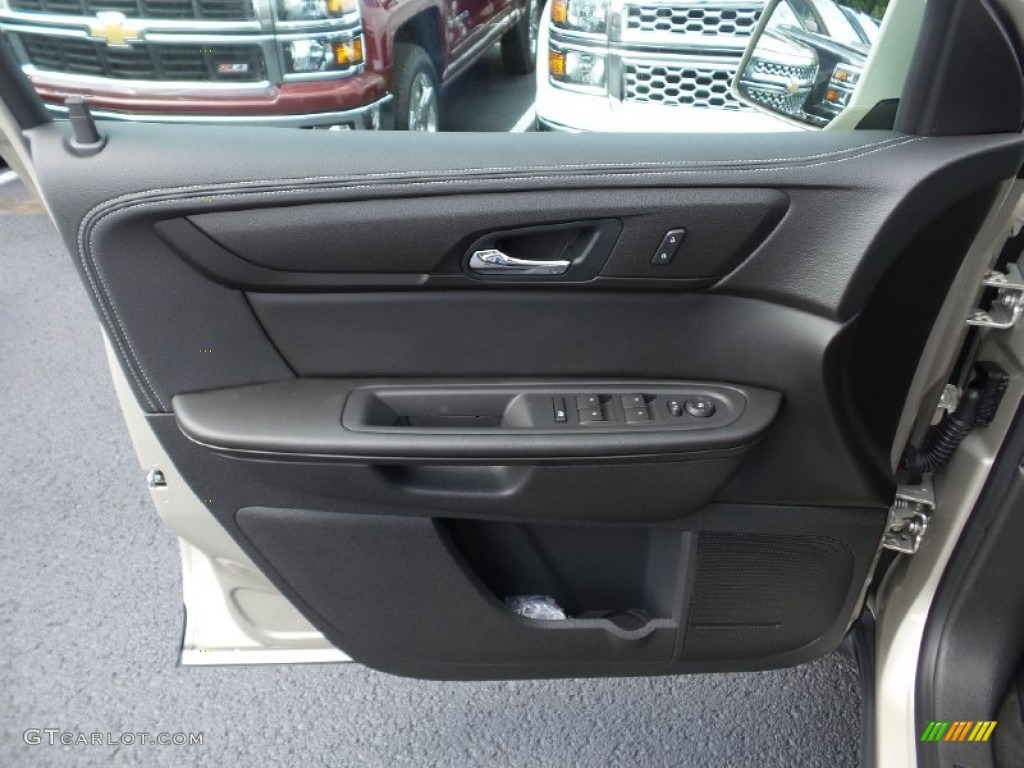 2016 Chevrolet Traverse LT AWD Ebony Door Panel Photo #105751007