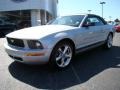 2008 Brilliant Silver Metallic Ford Mustang V6 Deluxe Convertible  photo #7