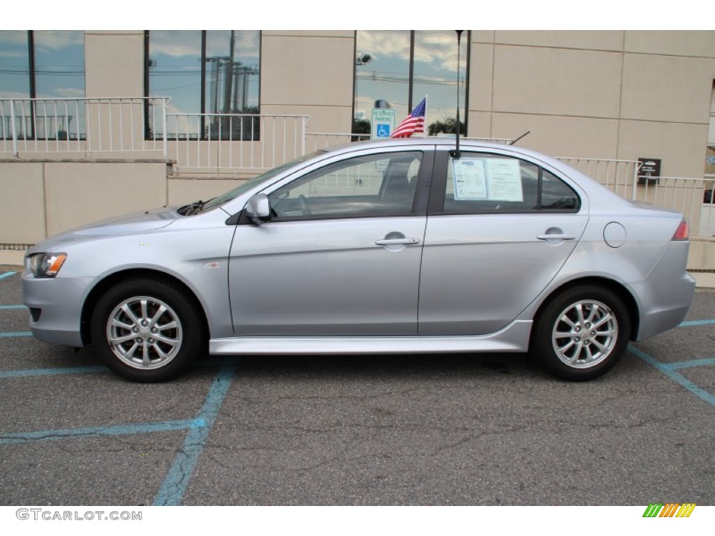 Apex Silver Metallic 2013 Mitsubishi Lancer ES Exterior Photo #105751559