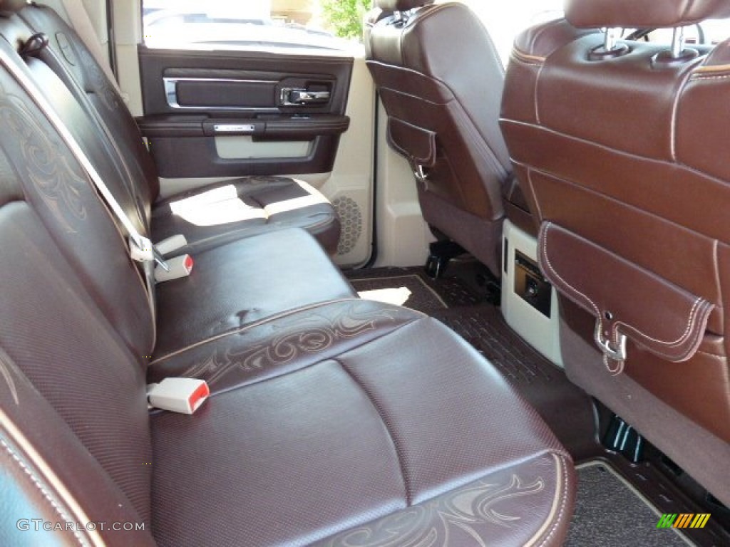 2014 1500 Laramie Longhorn Crew Cab 4x4 - Western Brown / Longhorn Black/Cattle Tan photo #11