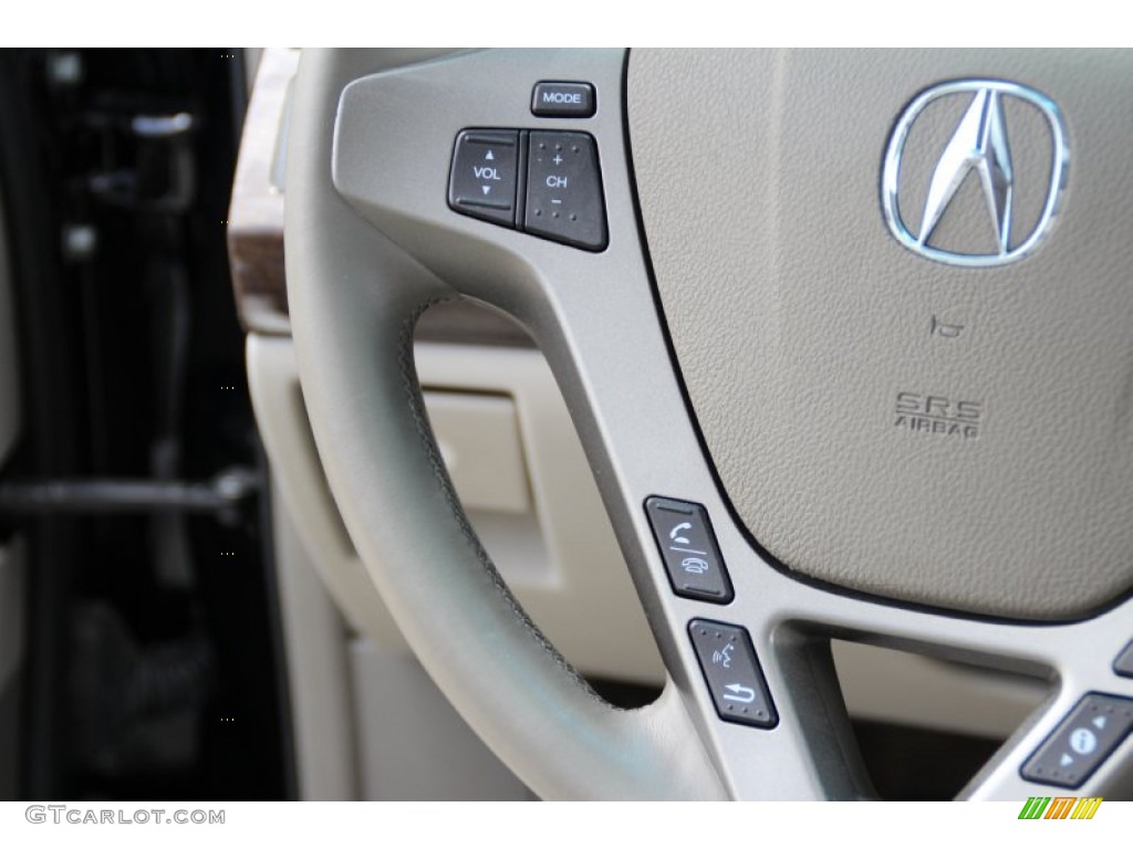 2012 MDX SH-AWD Technology - Crystal Black Pearl / Taupe photo #19