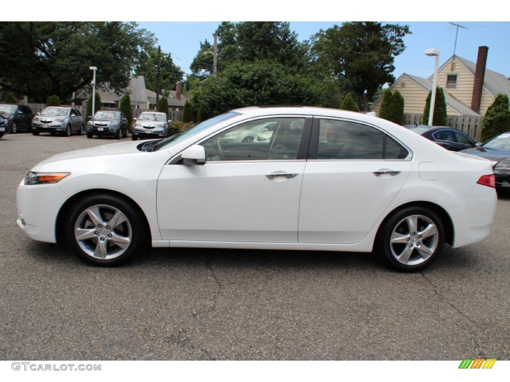 2013 TSX Technology - Bellanova White Pearl / Ebony photo #6