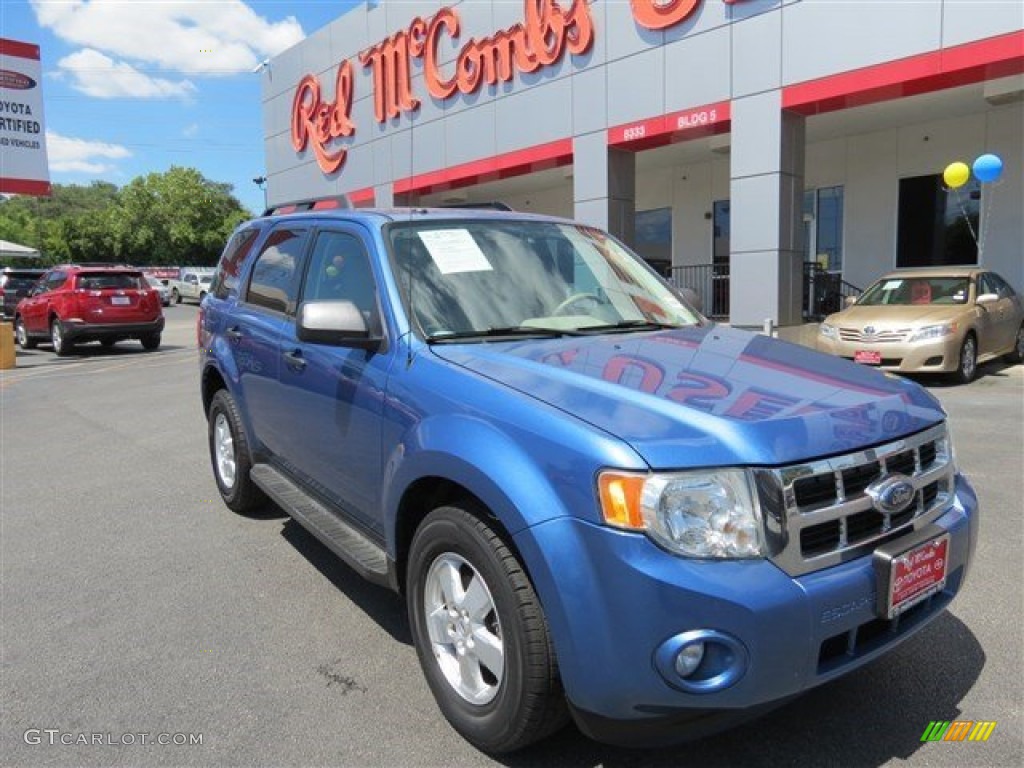 2009 Escape XLT - Sport Blue Metallic / Camel photo #3