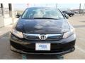 2012 Crystal Black Pearl Honda Civic Hybrid Sedan  photo #2