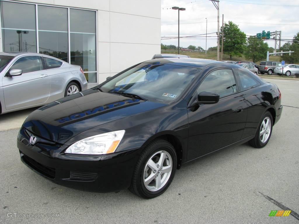 2005 Accord LX Special Edition Coupe - Nighthawk Black Pearl / Black photo #2