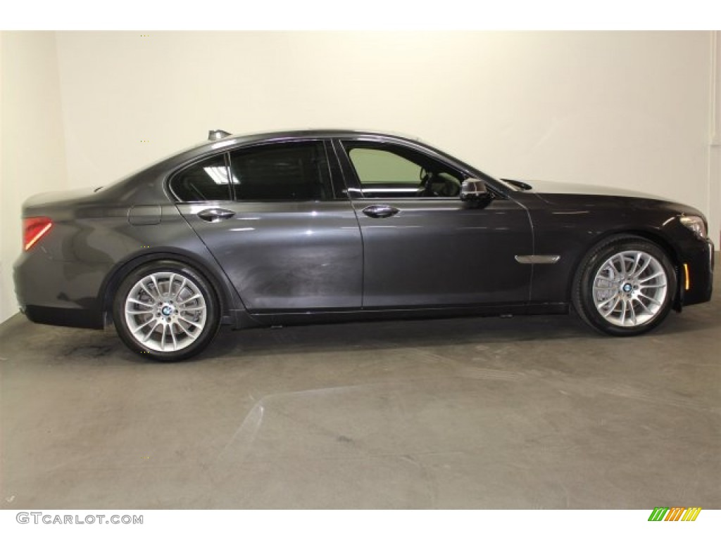 2013 7 Series 740i Sedan - Dark Graphite Metallic II / Oyster photo #2
