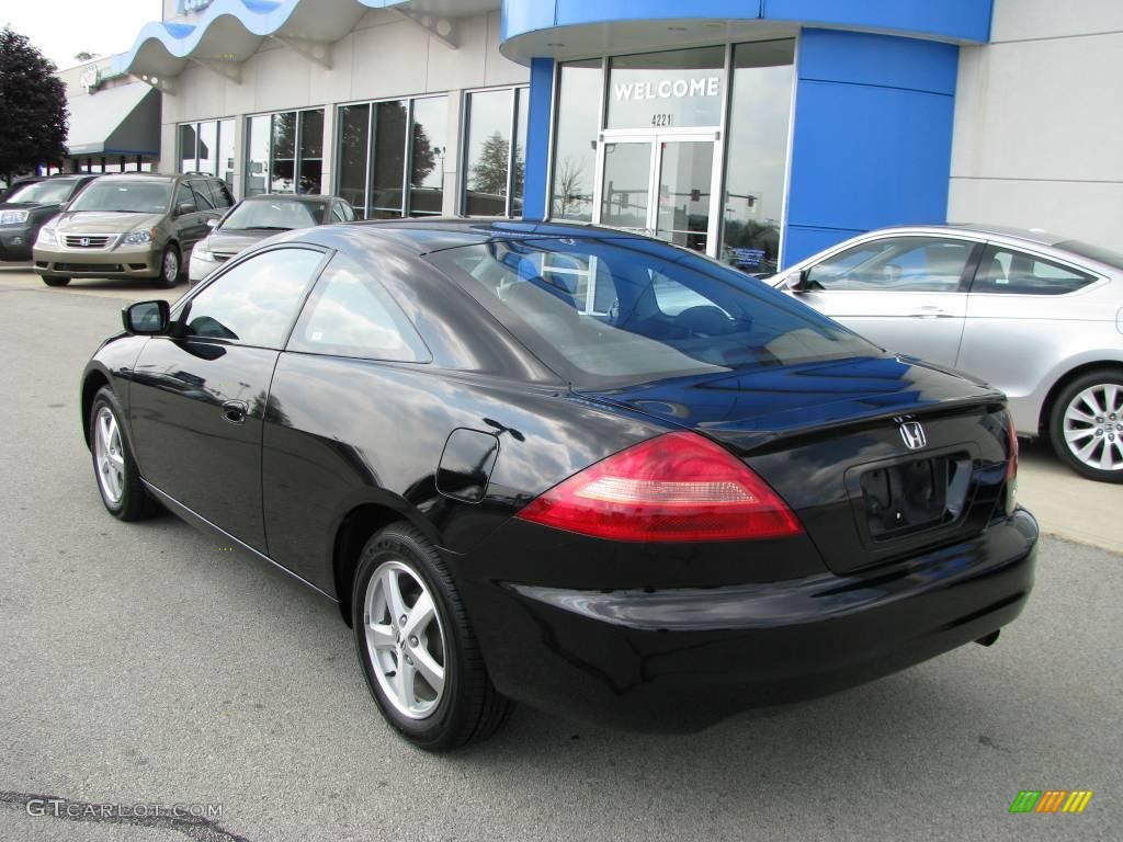 2005 Accord LX Special Edition Coupe - Nighthawk Black Pearl / Black photo #4