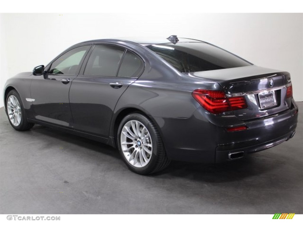 2013 7 Series 740i Sedan - Dark Graphite Metallic II / Oyster photo #3