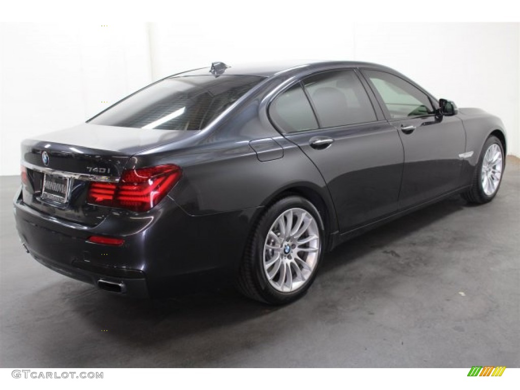 2013 7 Series 740i Sedan - Dark Graphite Metallic II / Oyster photo #4