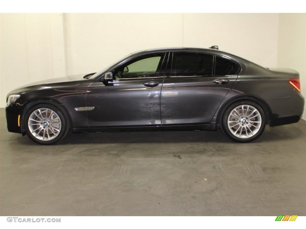 2013 7 Series 740i Sedan - Dark Graphite Metallic II / Oyster photo #6