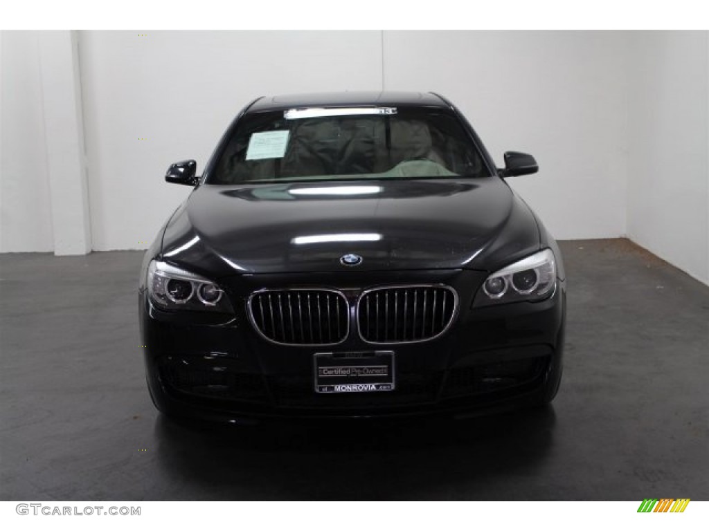 2013 7 Series 740i Sedan - Dark Graphite Metallic II / Oyster photo #7