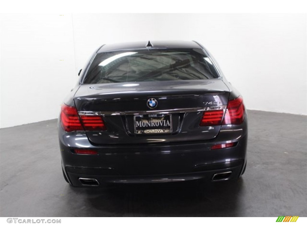 2013 7 Series 740i Sedan - Dark Graphite Metallic II / Oyster photo #8