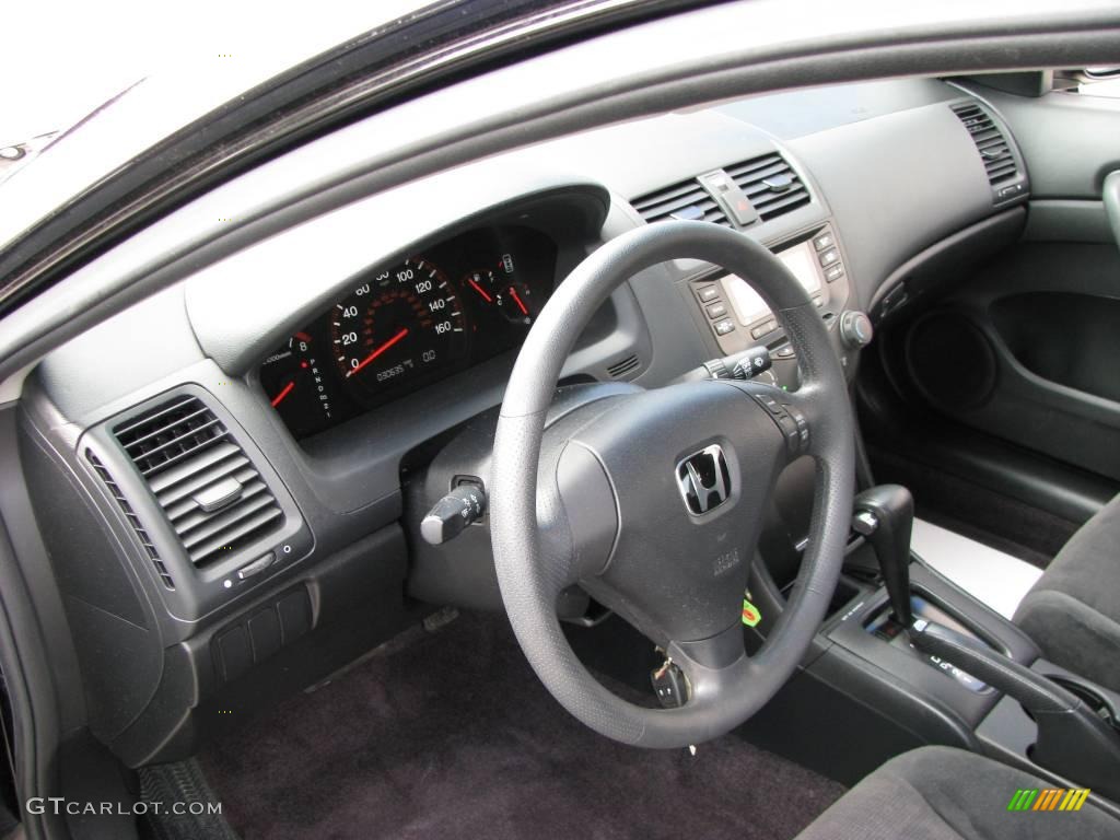 2005 Accord LX Special Edition Coupe - Nighthawk Black Pearl / Black photo #8