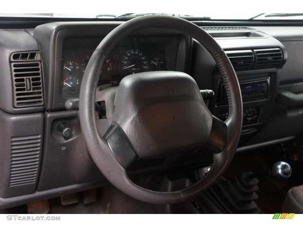 2000 Wrangler Sport 4x4 - Patriot Blue Pearl / Agate photo #17