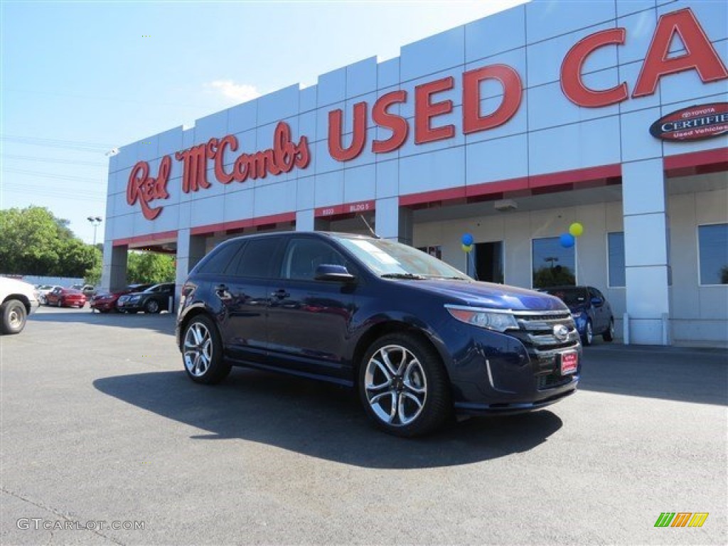 2011 Edge Sport - Kona Blue Metallic / Charcoal Black/Silver Smoke Metallic photo #1