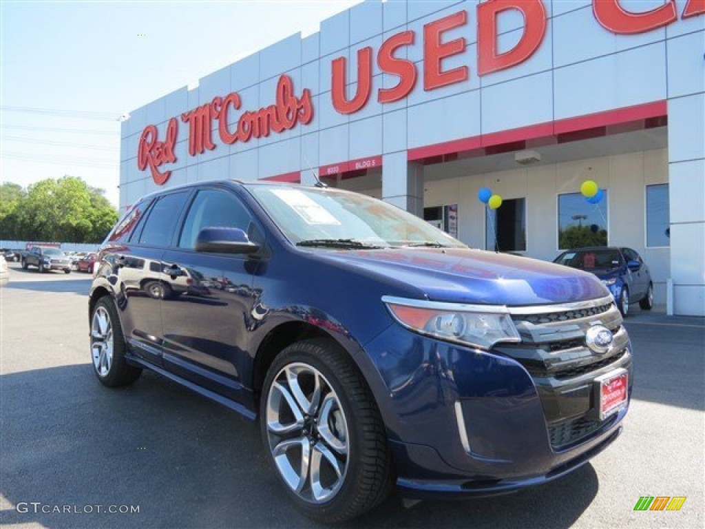 2011 Edge Sport - Kona Blue Metallic / Charcoal Black/Silver Smoke Metallic photo #2