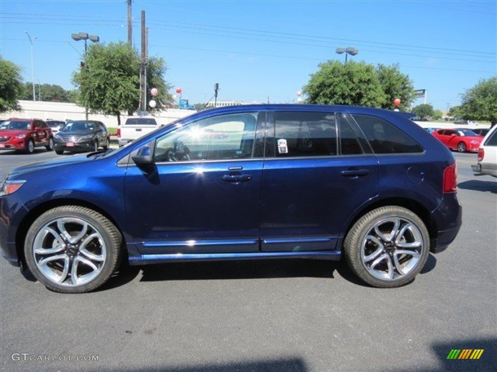 2011 Edge Sport - Kona Blue Metallic / Charcoal Black/Silver Smoke Metallic photo #5