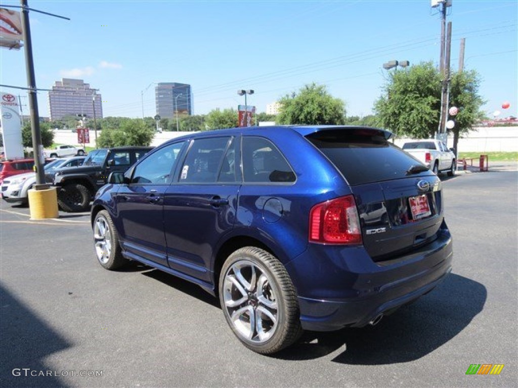 2011 Edge Sport - Kona Blue Metallic / Charcoal Black/Silver Smoke Metallic photo #6