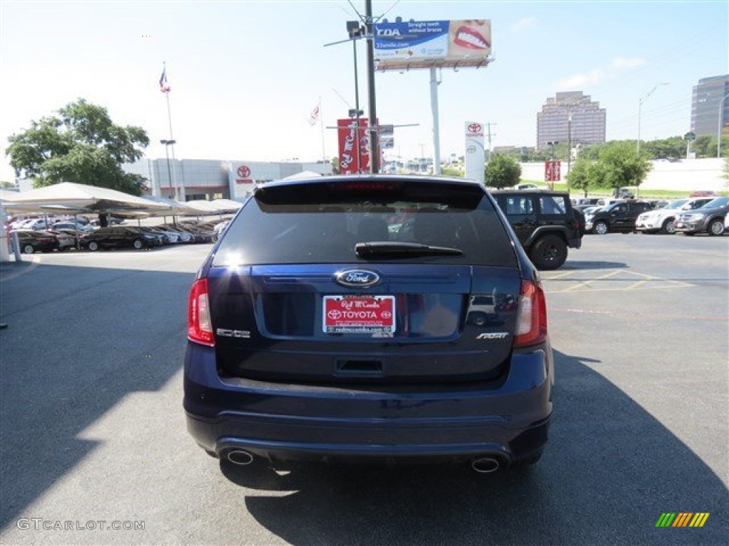 2011 Edge Sport - Kona Blue Metallic / Charcoal Black/Silver Smoke Metallic photo #7