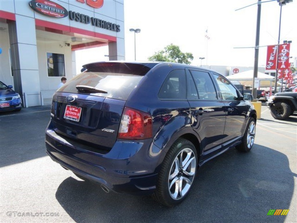 2011 Edge Sport - Kona Blue Metallic / Charcoal Black/Silver Smoke Metallic photo #8
