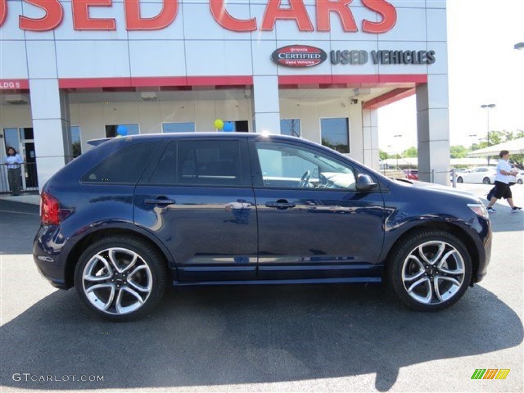 2011 Edge Sport - Kona Blue Metallic / Charcoal Black/Silver Smoke Metallic photo #9