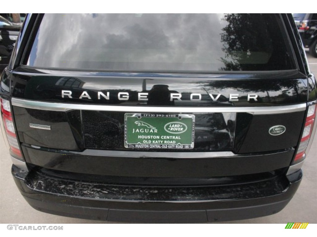 2015 Range Rover Supercharged - Santorini Black / Ebony/Cirrus photo #8