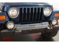 2000 Patriot Blue Pearl Jeep Wrangler Sport 4x4  photo #35