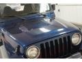 2000 Patriot Blue Pearl Jeep Wrangler Sport 4x4  photo #36