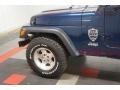 2000 Patriot Blue Pearl Jeep Wrangler Sport 4x4  photo #58