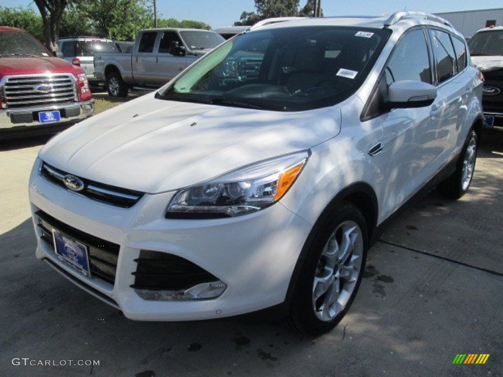 2016 Escape Titanium - White Platinum Metallic / Medium Light Stone photo #7