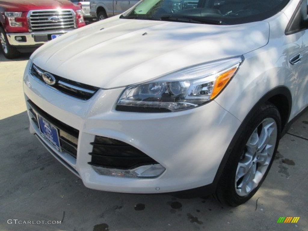 2016 Escape Titanium - White Platinum Metallic / Medium Light Stone photo #8