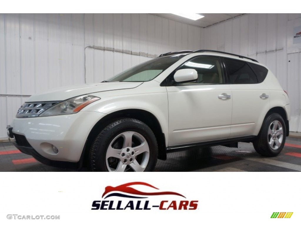 Glacier White Pearl Nissan Murano