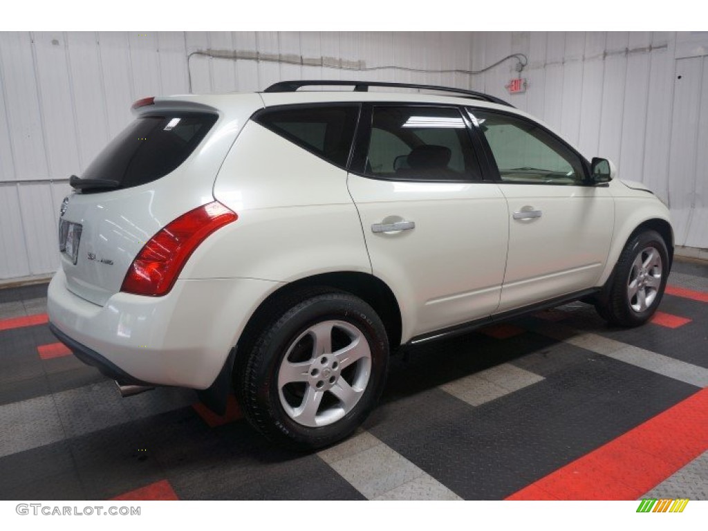 2003 Murano SL AWD - Glacier White Pearl / Cafe Latte photo #7