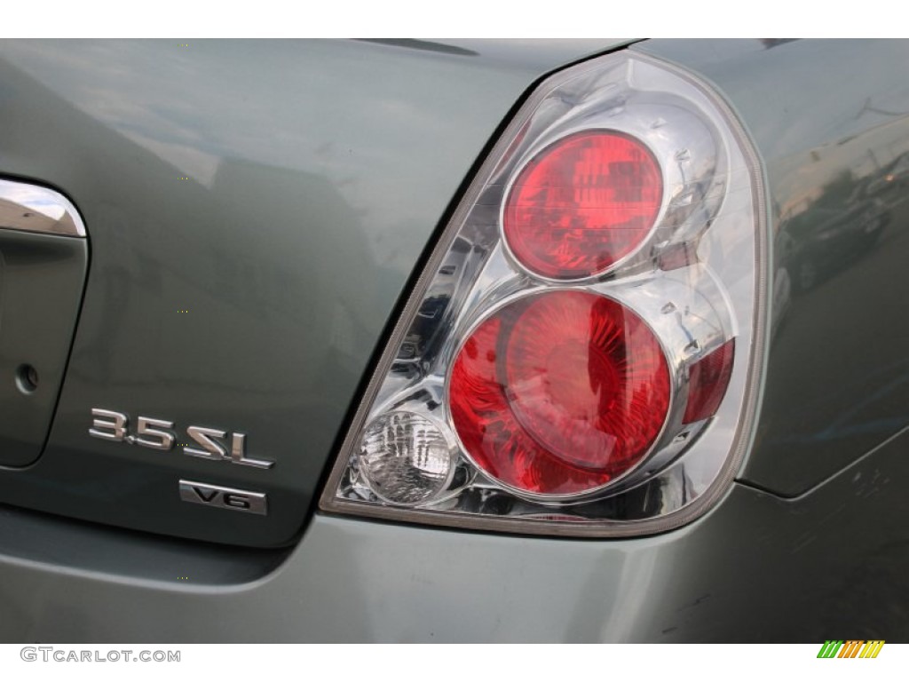 2005 Altima 3.5 SL - Mystic Emerald Green / Blond photo #20