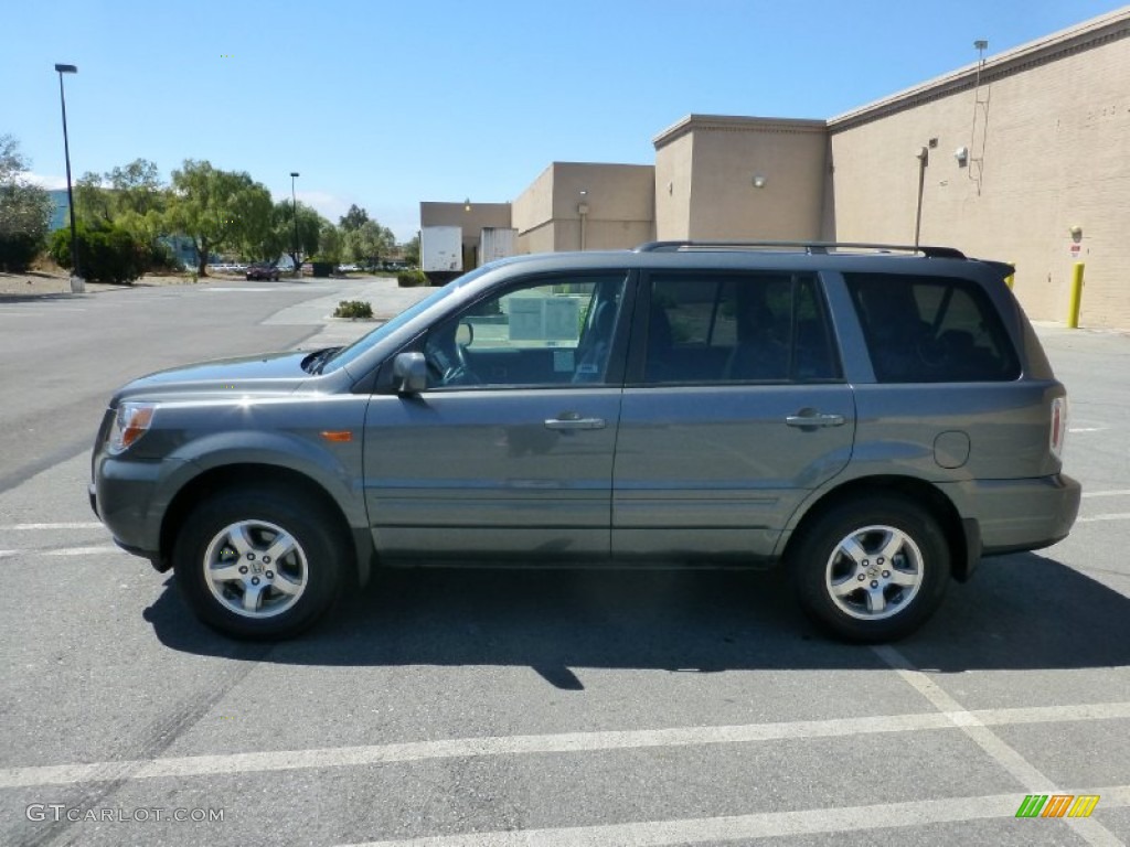 2008 Pilot EX-L - Nimbus Gray Metallic / Gray photo #2