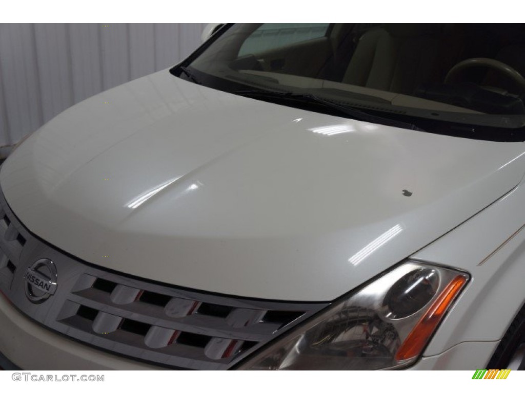 2003 Murano SL AWD - Glacier White Pearl / Cafe Latte photo #39