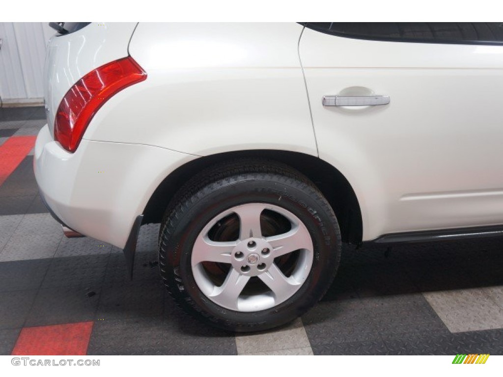2003 Murano SL AWD - Glacier White Pearl / Cafe Latte photo #48