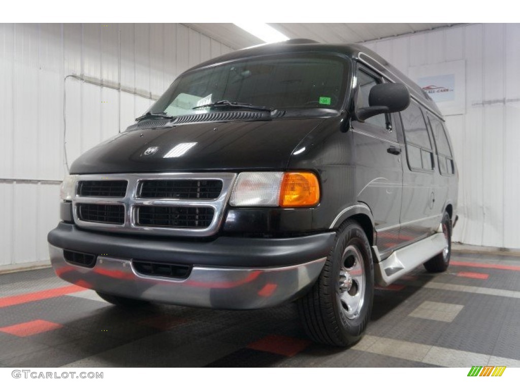 2003 Ram Van 1500 Passenger Conversion - Black / Dark Slate Gray photo #3