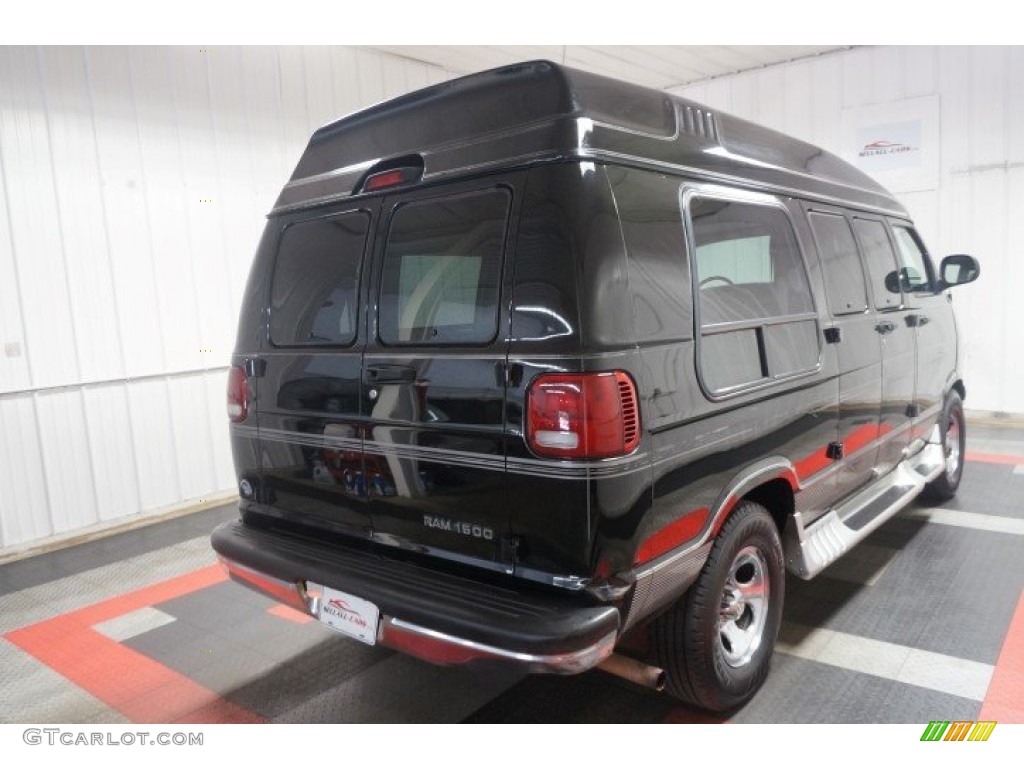2003 Ram Van 1500 Passenger Conversion - Black / Dark Slate Gray photo #8