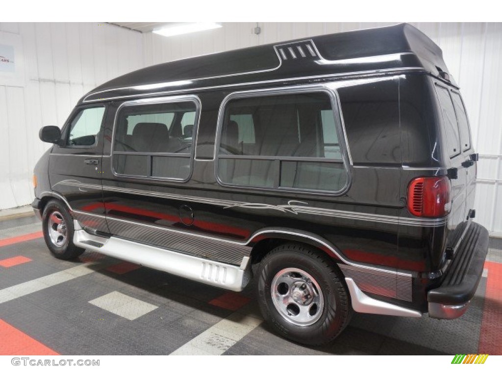 2003 Ram Van 1500 Passenger Conversion - Black / Dark Slate Gray photo #11