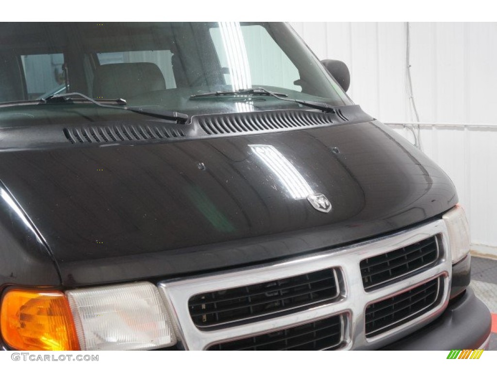 2003 Ram Van 1500 Passenger Conversion - Black / Dark Slate Gray photo #56