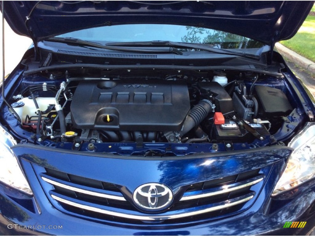 2013 Corolla LE - Nautical Blue Metallic / Ash photo #28