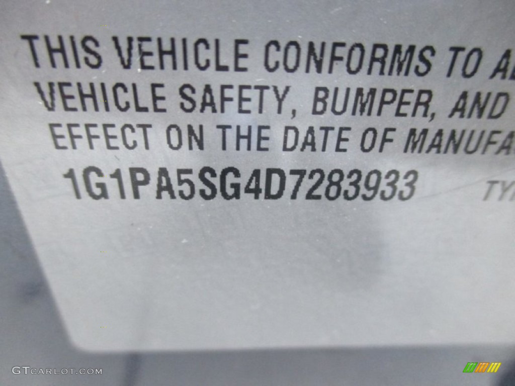 2013 Cruze LS - Atlantis Blue Metallic / Jet Black/Medium Titanium photo #39