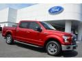 Ruby Red Metallic 2015 Ford F150 XLT SuperCrew Exterior